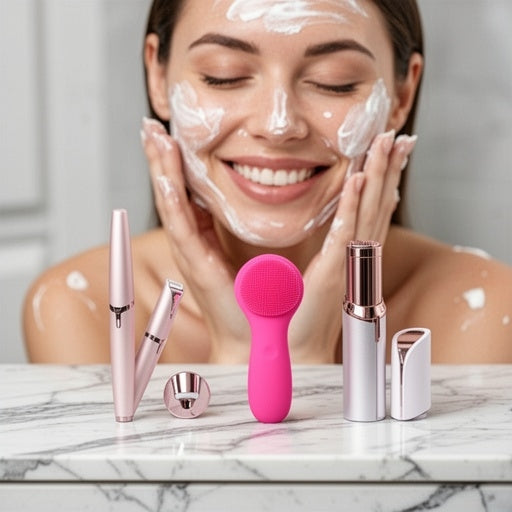 Kit di Bellezza Multi-Accessori per Cura della Pelle e Make-up